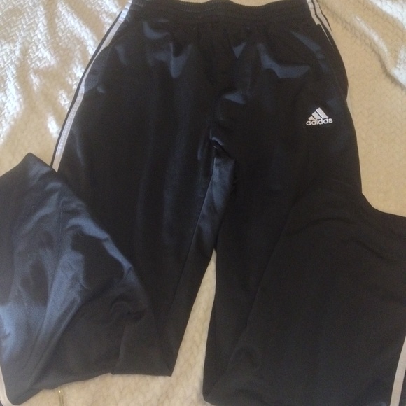 ADIDAS SWEAT pants With WHITE STRIPES SIZE M - Picture 5 of 8